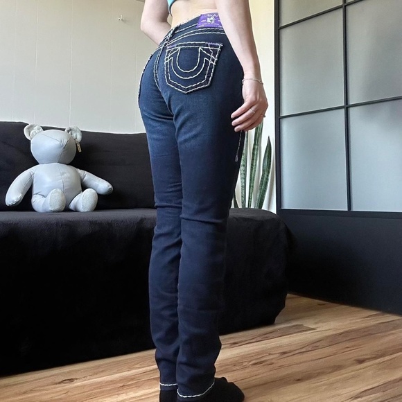 Authentic 2000s True Religion Skinny Jeans - Purple Label - Picture 5 of 8